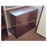 Wood File Cabinet (#3) - 20" x 3
