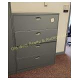 Metal File Cabinet (#8) - 42" x 18" x 53"