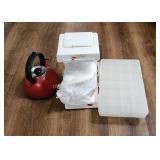 Coffee Maker, Tea Kettle & Trays (K)