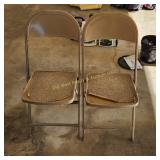 (2) Folding Chairs (G)