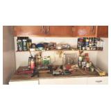 Everything on Top of Counter & Shelf
