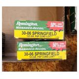 Boxes of Remington 30-06 - Full