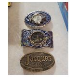 (3) Belt Buckles