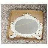 Cast Iron Framed Mirror