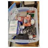 Box of Hose Clamps & Miscellaneous