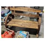 Wagon Wheel Bench