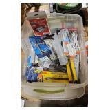 Tub of New Drill Bits & Miscellaneous