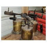 (3) Antique Gas Torches