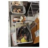 (3) Tubs & Box of Miscellaneous