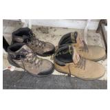 (2) Pairs of Boots - Size 9.5
