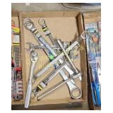 Box of Wrenches & Ratchets - Many New