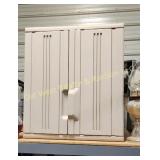 Plastic Cupboard & Contents