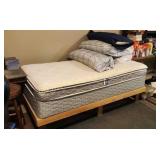 Twin Box Spring & Mattress & Bedding