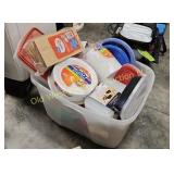 Tub or Paper Products & Tuppeware