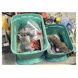 (2) Tubs of Car Parts