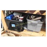 (2) Tubs of Household Items