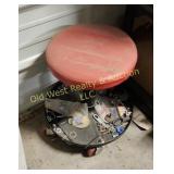 Shop Stool w/Rollers