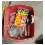 Tub of Oil Wrenches & Miscellaneous