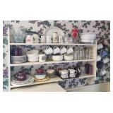 Shelves of Cups & Miscellaneous (K)