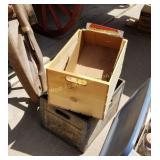 (2) Wood Crates of Miscellaneous (G)