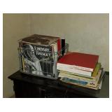 Crate & Stack of Records (LR)