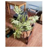 Artificial Plant & Doll Chair (BS)