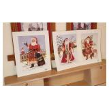 (3) Santa Prints (B)
