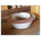Enamel Bowl Set (G)