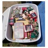 Tub of Christmas Ornaments (G)