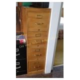 Wood File Cabinet (BS)
