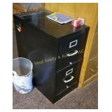 Black File Cabinet (BS)
