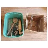 Tub & Box of Antiques (M)