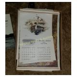 Box of Old Calendars (LR)