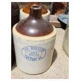 (2) Crock Jugs (G)