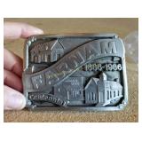 (5) Farnam Centennial Belt Buckles (G)