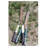 (2) Trimmers & Tree Saw (S)