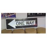 'One Way' Sign