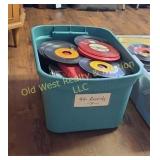 Tub FULL of 45 Records