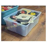 Tub FULL of 45 Records