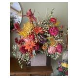 Large Floral Arrangement & Container