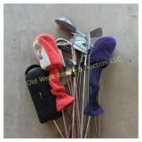 Assorted Golf Clubs