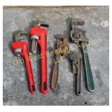 Assorted Pipe Wrenches