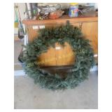 4' Lighted Wreath