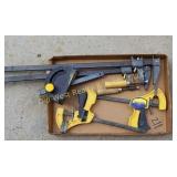 Box of Wood Clamps (#112)