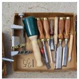 Box of Wood Files & Misc (#135)