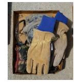 Box of Gloves & Safety Glasses (#123)