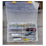 Plastic Tote of Nails