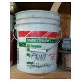 Bucket of Paint Brushes