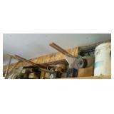 Shelf of Small Engines, Parts & Misc.