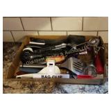 Box of Kitchen Utensils